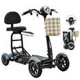 thumbnail image 1 of Dragon Mobile Portable & Foldable Mobility Scooter, 4 Wheel Easy Travel Airline Cruise Suitable Collapsible Electric Wheelchair - Blue, 1 of 11