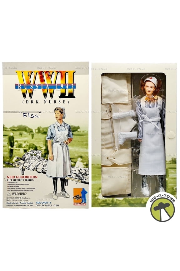 Models 1/6 Scale WW2 German RED Cross DRK Nurse Elsa Action Figure
