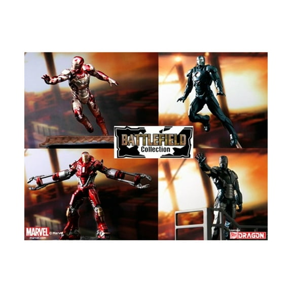 Dragon Models Iron Man 3 Battlefield Collection #1 Model Kit Set New