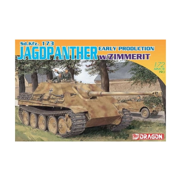 Dragon Models Sd.Kfz 173 Jagdpanther w/Zimmerit (Early Production) New
