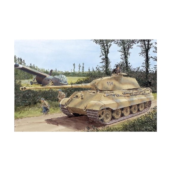 Dragon Models Sd.Kfz.182 King Tiger (Porsche Turret) New