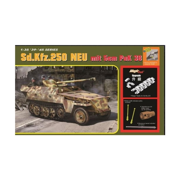 Dragon Models Sd.Kfz.250 NEU mit 5cm PaK 38 New