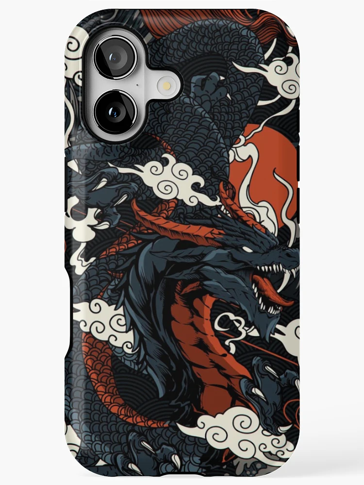 Dragon Mythical Creature Fantasy Art Design iPhone Case 11 to 16 Pro ...