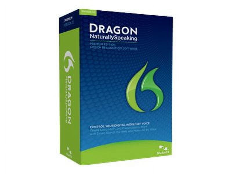 Dragon NaturallySpeaking Premium (v. 12) box pack 1 user DVD
