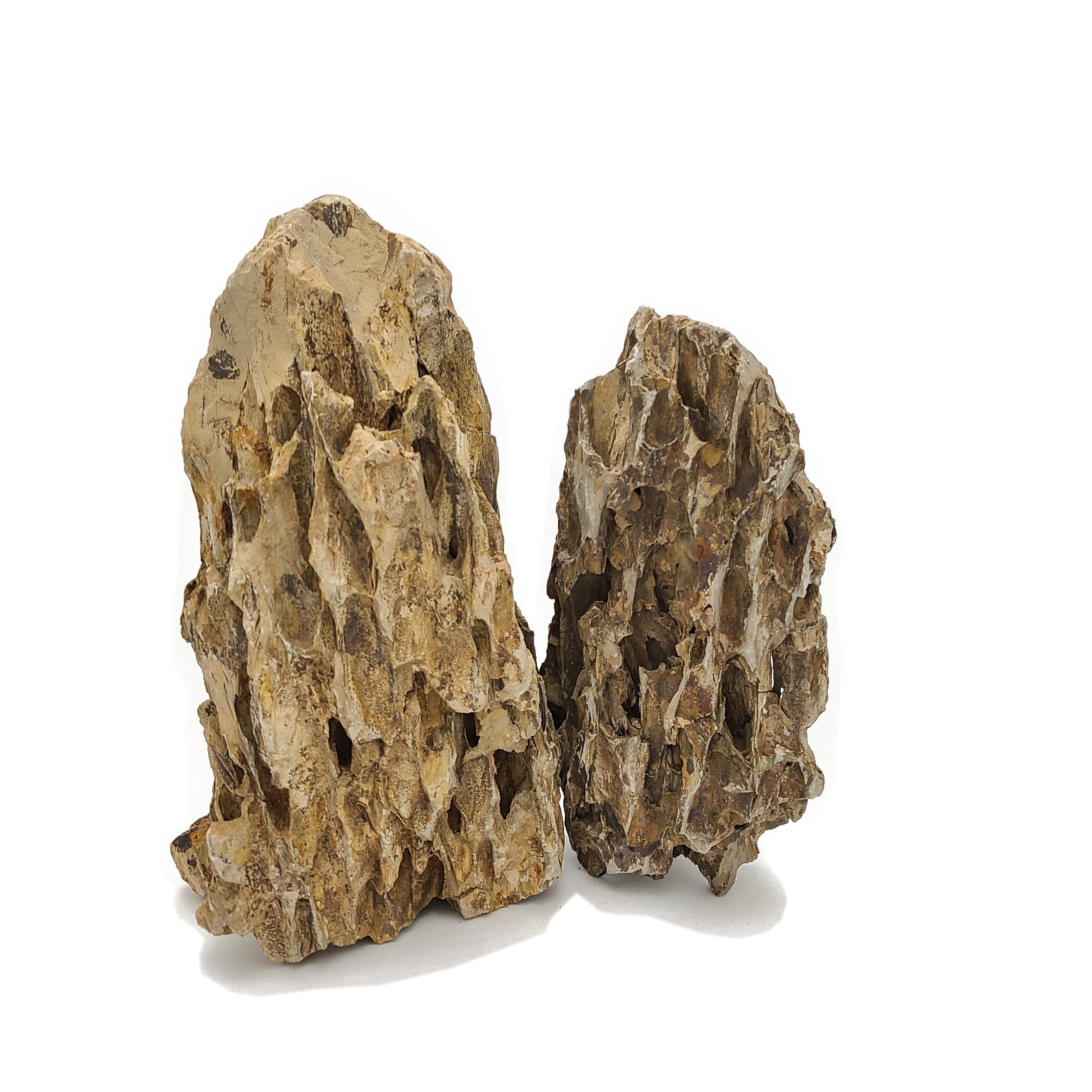 Natural Dragon Ohko Rock Aquarium Decoration Kit, 10 Pounds
