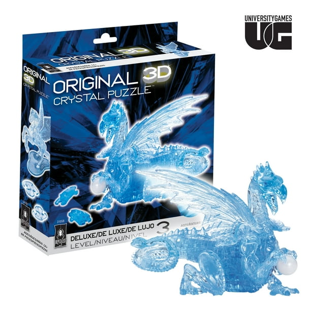 Dragon Original 3D Crystal Puzzle from BePuzzled, Ages 12 and Up