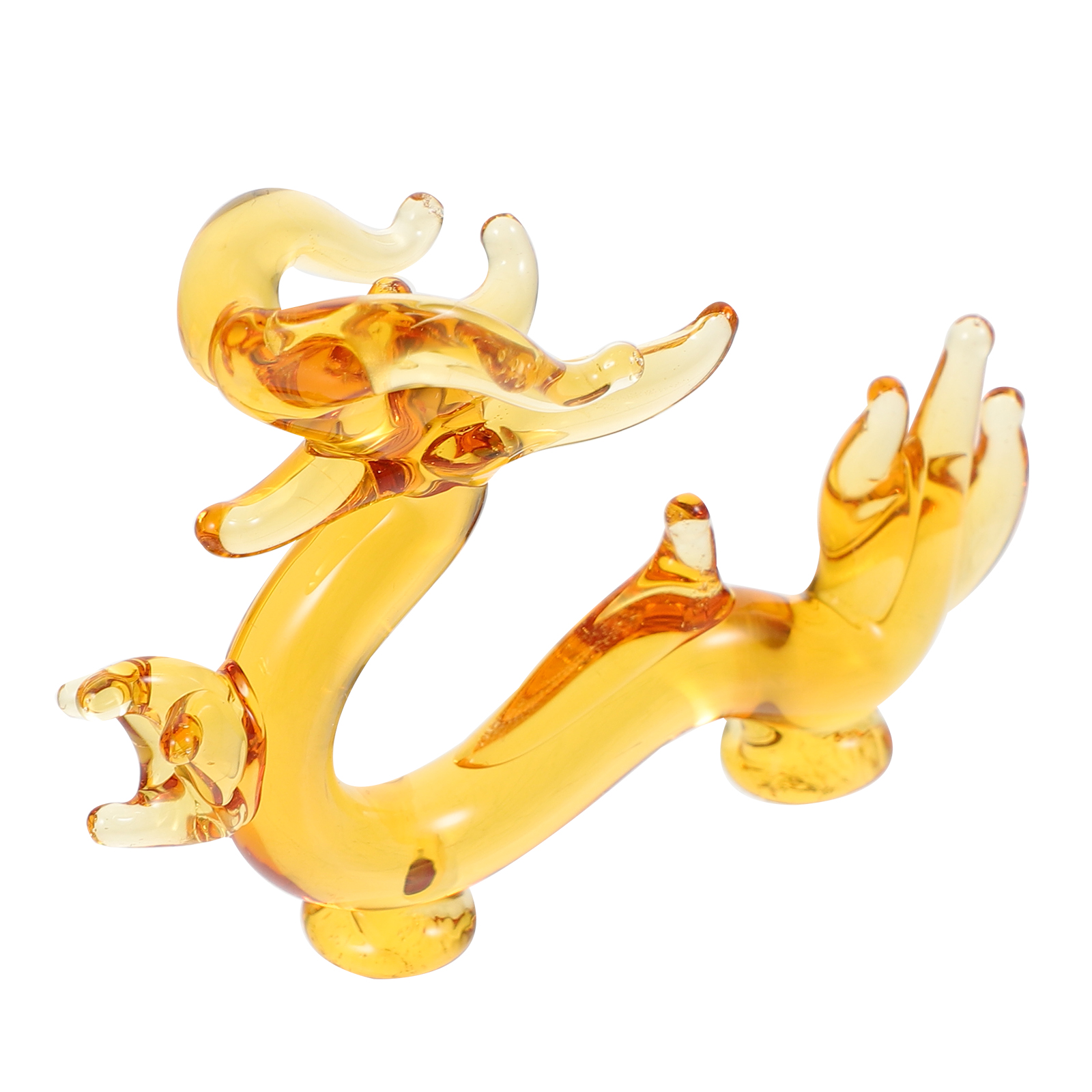 Dragon Ornament Crystal Figurines Bedrooms Decor Feng Shui Animal Mini