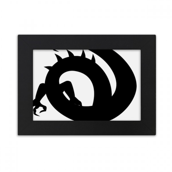 Dragon Outline China Chinese Pattern Desktop Photo Frame Ornaments Picture Art Painting