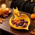 thumbnail image 1 of Dragon Pattern Shaped Decorative Storage Tray, Printed Desktop Organizer Plate, Multi-Purpose Holder for Candy Jewelry Keys Cosmetics Living Room Home Tabletop Decor, 1 of 6