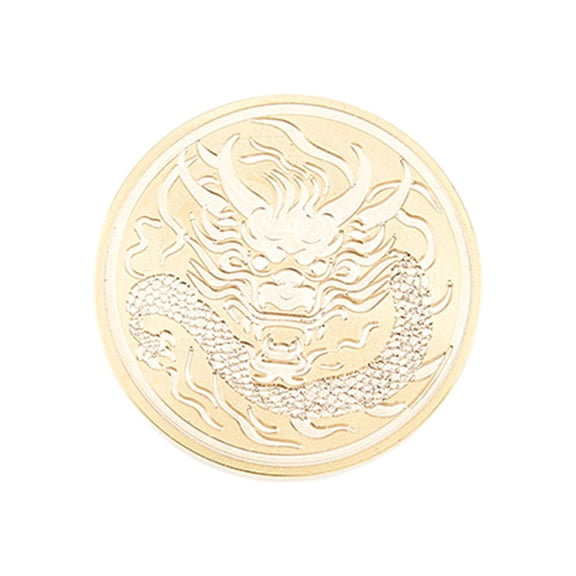 Dragon Pattern Wax Stamp Head Replacement for Chinese New Year Gift Card, Spring Festival Greeting Card Gift Decoration