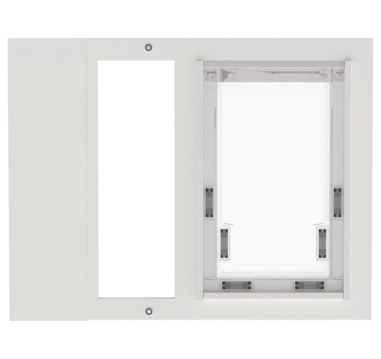 Dragon Pet Door for Sash Windows Adjustable Window Insert with Single