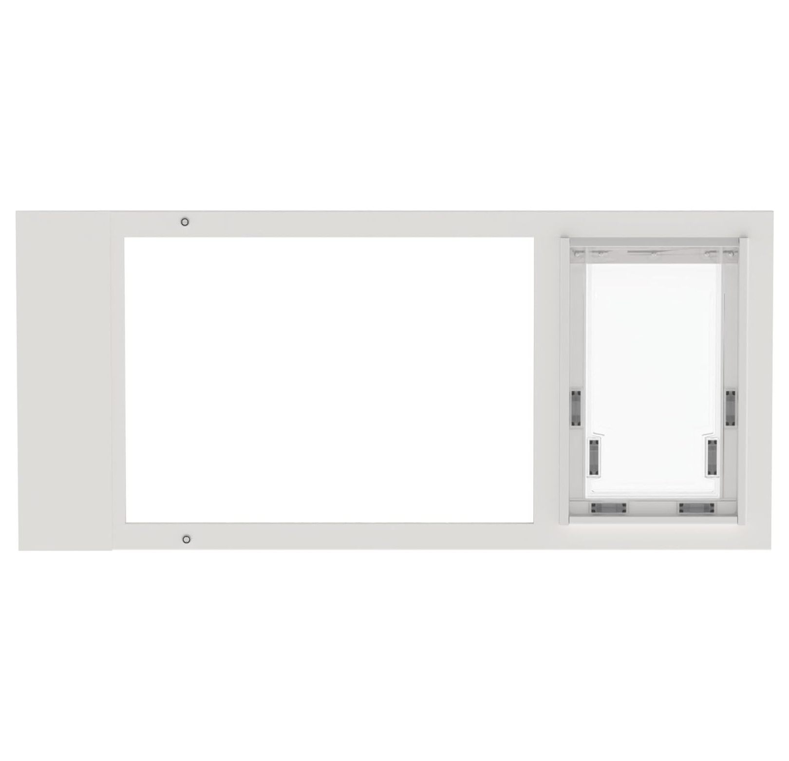 Dragon Pet Door for Sash Windows Adjustable Window Insert with Single