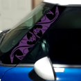 thumbnail image 1 of Dragon Pillar Vinyl Decals for 1st Gen MINI Cooper - Set of 2 - Choose Color - [VIOLET], 1 of 1