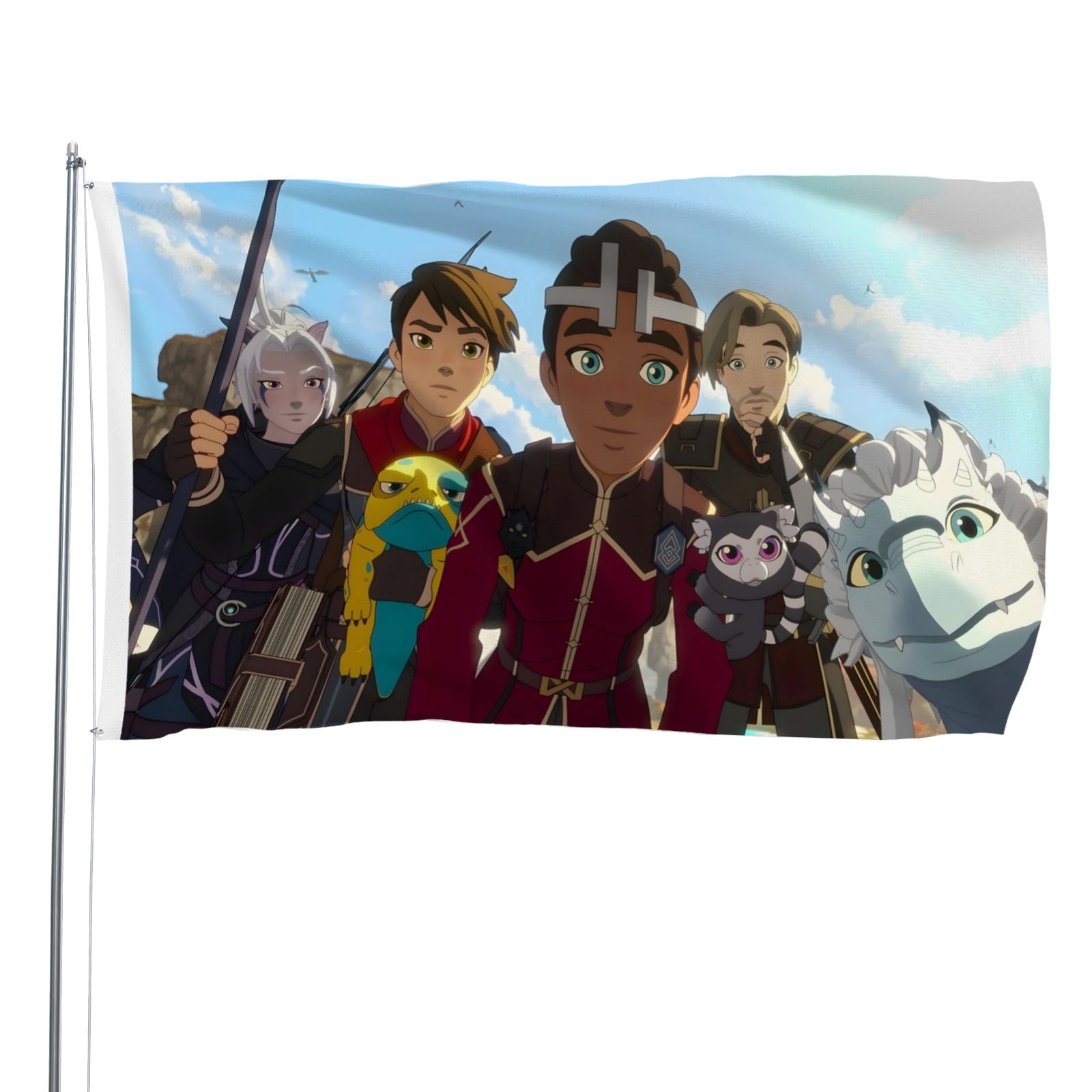 The Dragon Prince-themed Printed Flag Perfect gift for fans, friends ...