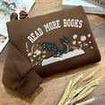thumbnail image 1 of Dragon Read More Books Embroidered Sweatshirt, Book Merch Shirt, Bookish, Fantasy Book Romance Sweatshirt, Book Lover Gift ESH4726.DT, 1 of 4