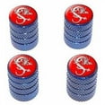thumbnail image 1 of Dragon Red Tire Rim Wheel Aluminum Valve Stem Caps, Multiple Colors, 1 of 1
