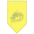 thumbnail image 1 of Dragon Rhinestone Bandana Yellow Large, 1 of 1