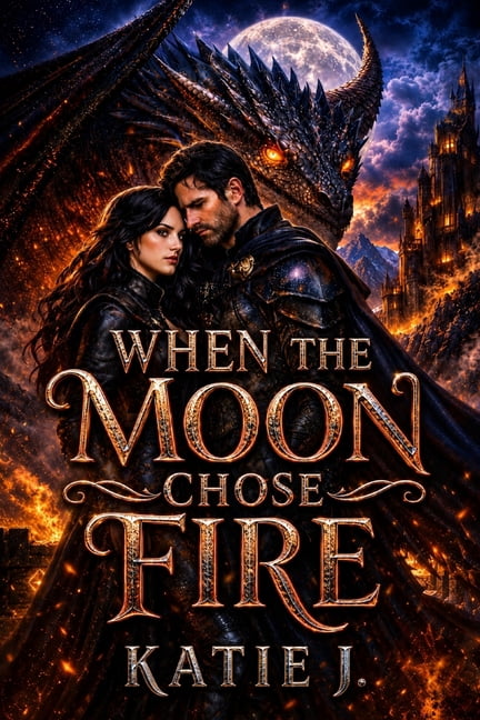 Dragon Rider Chronicles When The Moon Chose Fire: A Dark Romantasy of Dragons, Destiny, and Forbidden Love, Book 2, (Paperback)