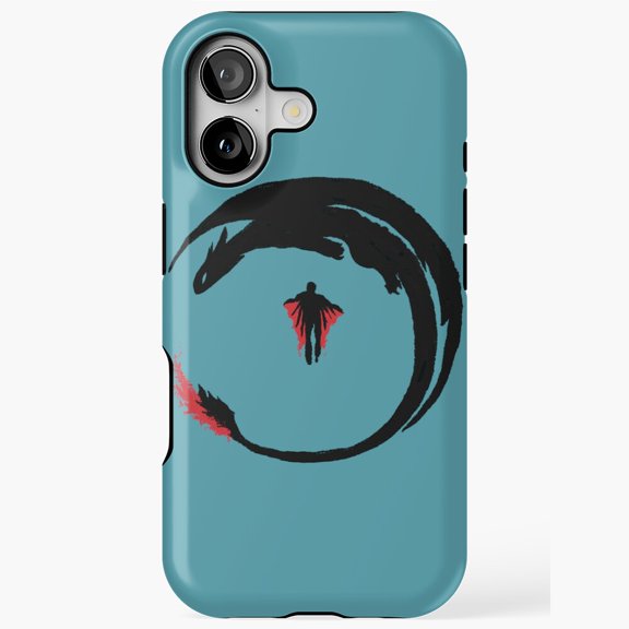Dragon Rider Deluxe Case for iPhone 17 16 15 14 13 12 11 Pro Max