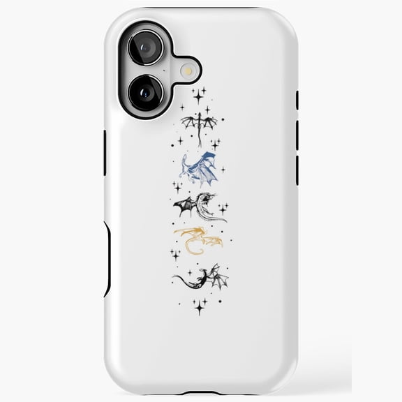 Dragon Rider Fourth Wing Edition Case for iPhone 17 16 15 14 13 12 11 Pro Max