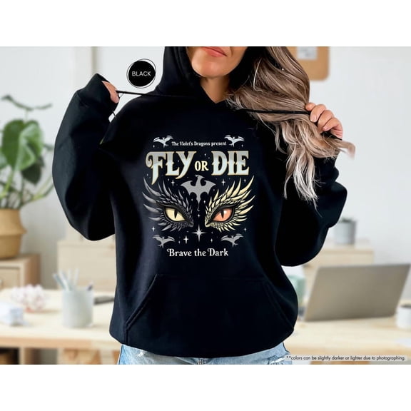 Dragon Rider Hoodie, Basgiath War College Hoodie, Fourth Wing, Die Or Fly Hoodie, Riders Quadrant Hoodie, Dragons Print Hoodie