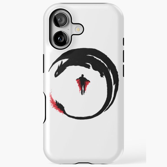 Dragon Rider Spotlight Case for iPhone 17 16 15 14 13 12 11 Pro Max