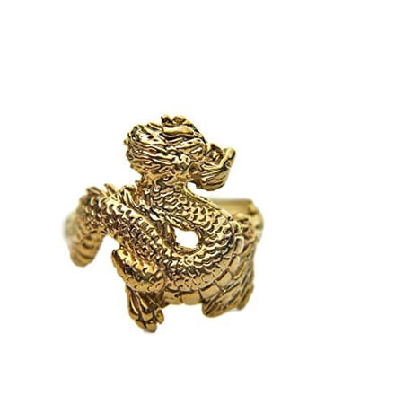 Dragon Ring 14k Solid Yellow Gold!!