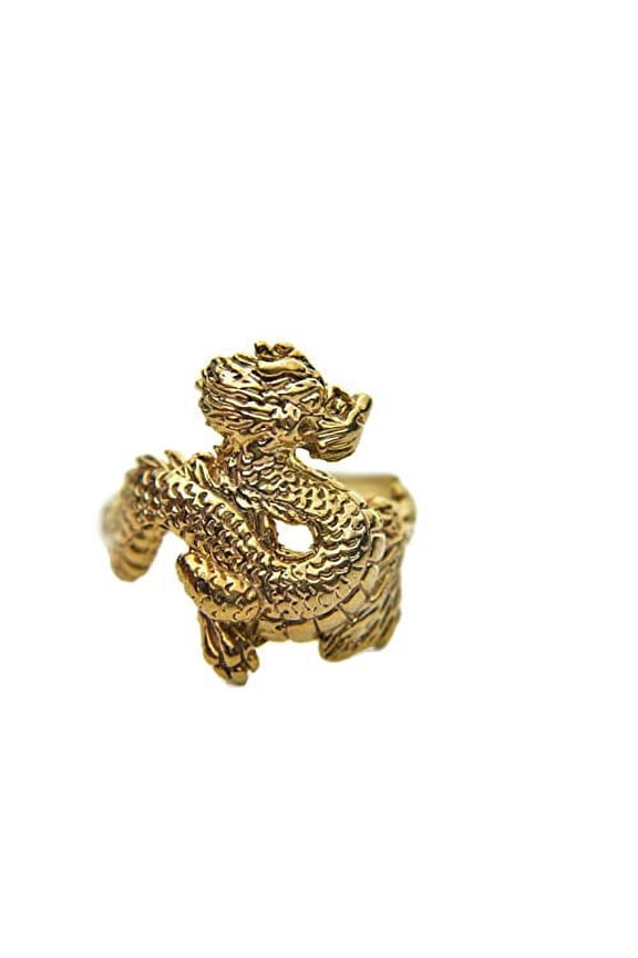 Dragon Ring 14k Solid Yellow Gold!!