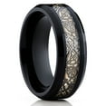 thumbnail image 1 of Dragon Ring,Black Tungsten Wedding Ring,8mm Wedding Ring,Black Tungsten Ring,Tungsten Carbide Ring,Comfort Fit, 1 of 4