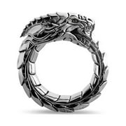 Dragon Ring for Men or Women Stainless Steel Gothic Biker Punk Ginger Lyne Collection