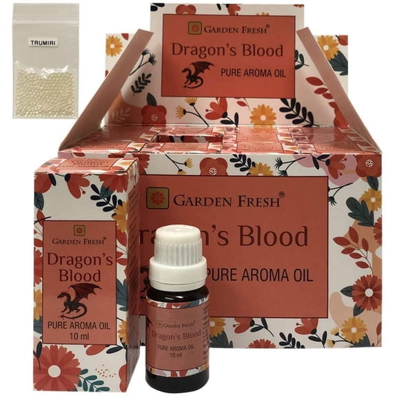 Dragon'S Blood Fragrance Oil For Diffuser And Gel Beads Bundle