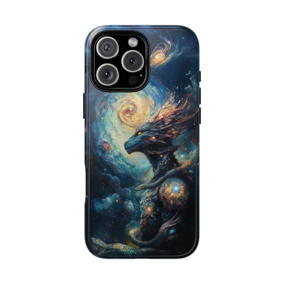 Dragon Serpent Mage Fantasy Phone Case for iPhone 17 11 12 13 14 15 16 Pro Max