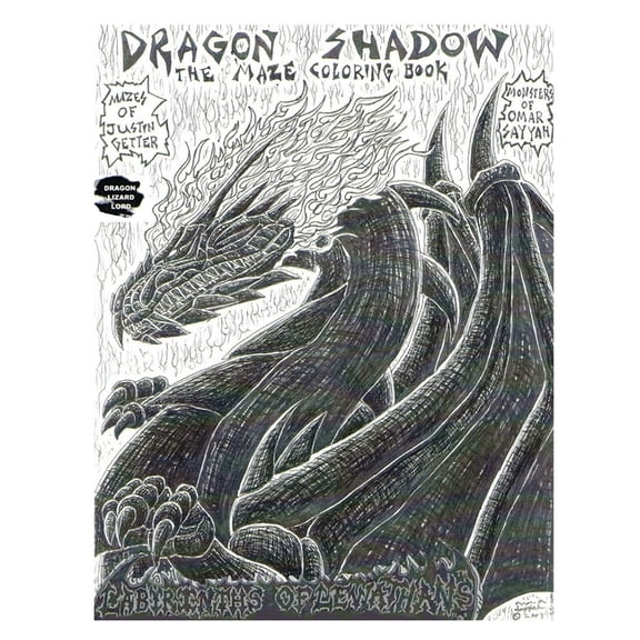 Dragon Shadow : The Maze Coloring Book (Paperback)