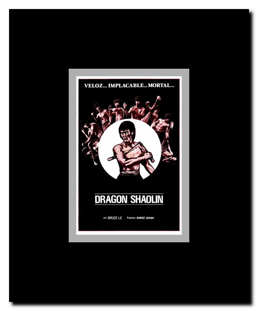 Dragon Shaolin Framed Movie Poster