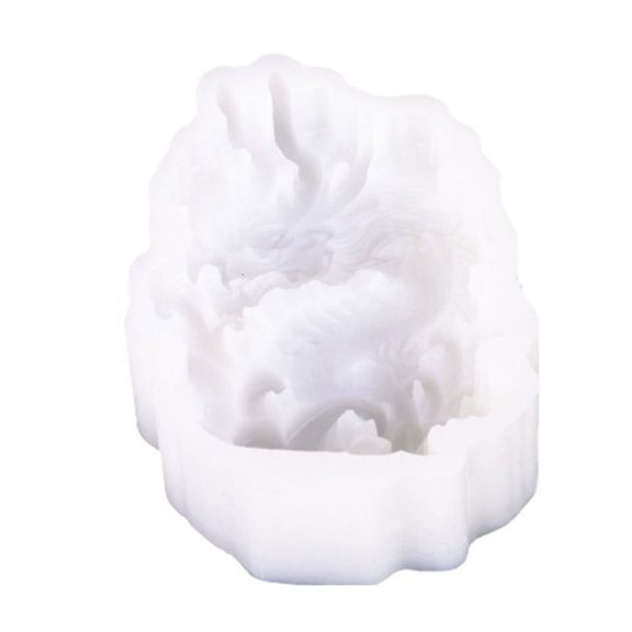 Dragon Shape Silicone Mold Ices Making Tool Cake Candy Candy Mold Easy to Use