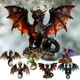 thumbnail image 1 of Dragon Shaped Christmas Ornament - Festive Christmas Dragon Pendant, Unique Hanging Decor for Christmas Tree, Home & Wall, Holiday Dragon Decoration for Xmas Celebrations & Displays, 3.15in, F, 1 of 9