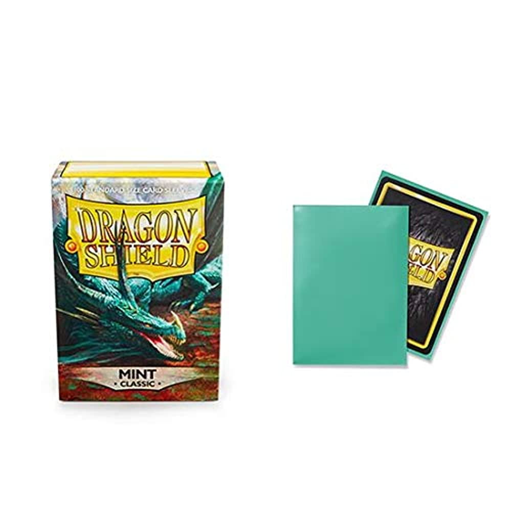 Dragon Shield 100CT Standard Size Deck Protector Classic Sleeves - Mint -  Walmart.com