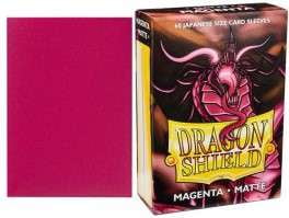 袖の下 foil Dragon Shield 60CT Small Japanese Size Deck Protector Matte
