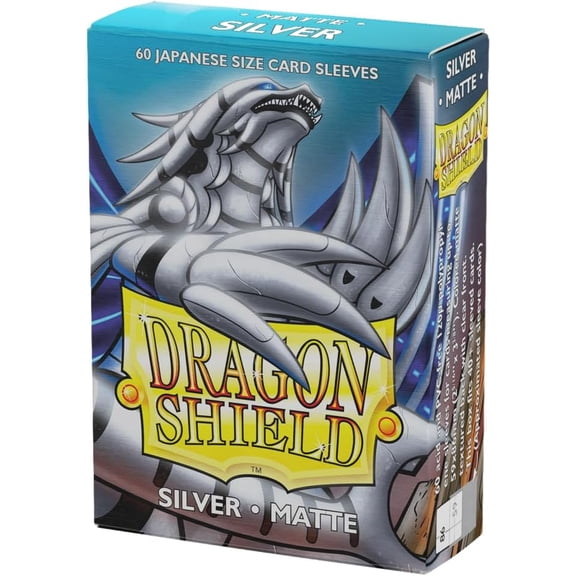 Arcane Tinman Sleeves: Dragon Shield Matte Japanese Silver (60)
