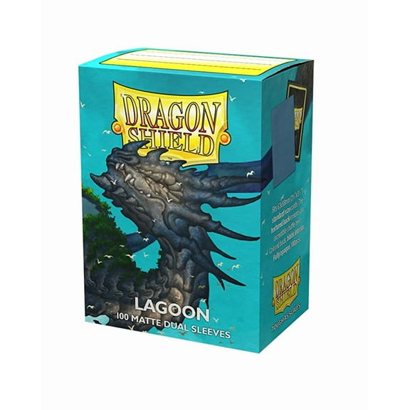 Dragon Shield 100CT Standard Size Deck Protector Dual Matte Sleeves - Lagoon