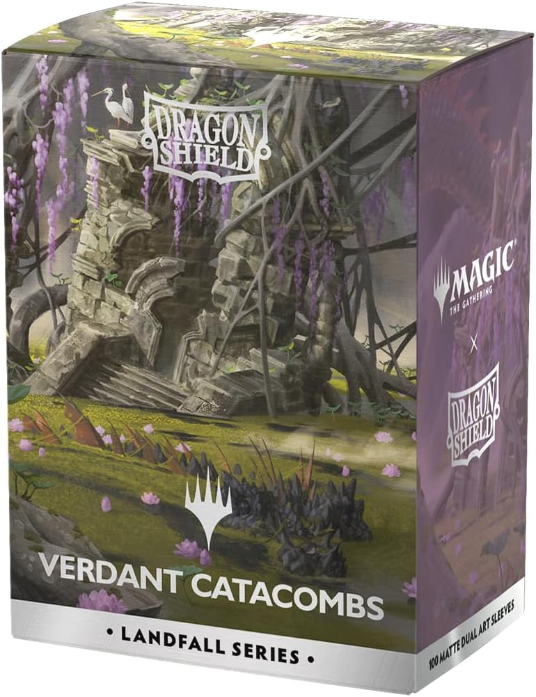 Dragon Shield: Standard 100ct Sleeves - Landfall Series - Verdant Catacomb (Dual Matte)