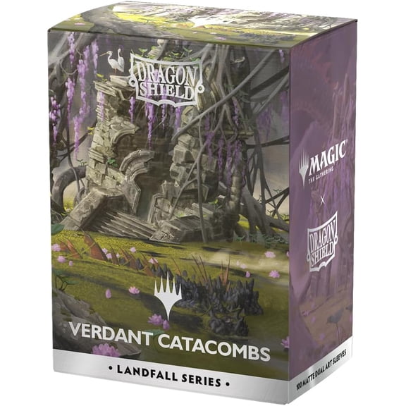 Dragon Shield: Standard 100ct Sleeves - Landfall Series - Verdant Catacomb (Dual Matte)
