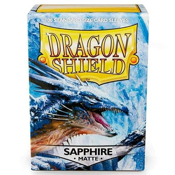 Dragon Shield Matte Sapphire 100 Protective Sleeves