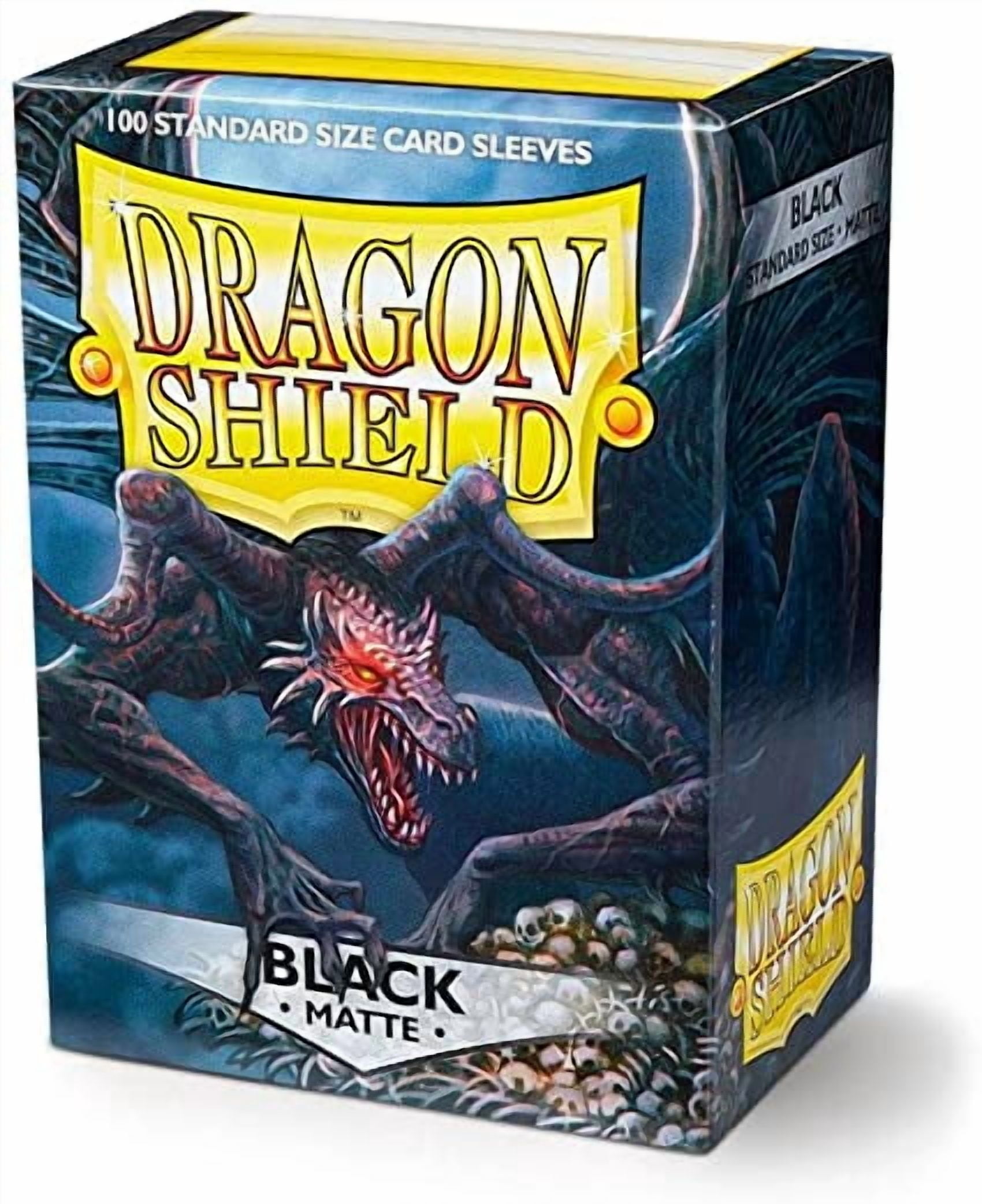 Dragon Shield Standard Matte Black Card Sleeves- 100 Sleeves