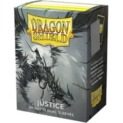 Dragon Shield, Standard size TCG card sleeves, 100ct. Matte Dual Metallic Sleeves - Justice