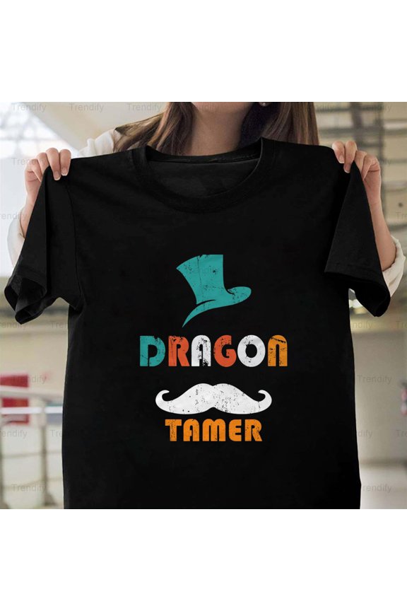 Dragon Shirt Dragon Tamer Circus Master Funny Parody Unisex T-Shirt, up to size 5XL