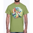 thumbnail image 1 of Dragon Shirt, Shirt Dragon, Tee shirt with Dragons, 1 of 7