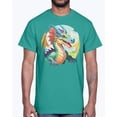 thumbnail image 1 of Dragon Shirt, Shirt Dragon, Tee shirt with Dragons, 1 of 7