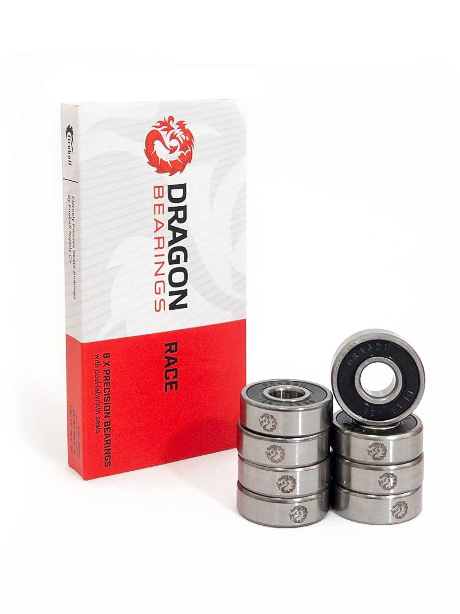 Dragon Skateboard Bearings Set 8 Pack Fast 608 Longboard Bearings Set For Skateboards Inline