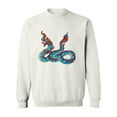 thumbnail image 1 of Dragon Snake Sweatshirt Men -Image by Shutterstock, Male XX-Large, 1 of 4